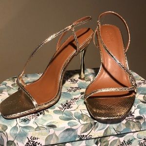 NWOT Asos Gold Heels